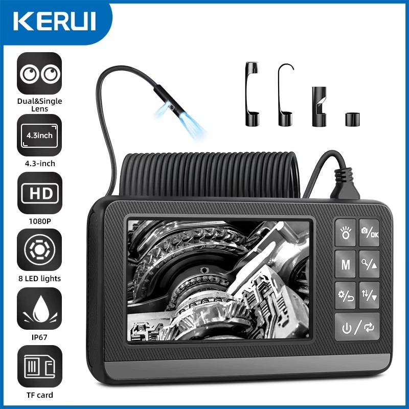 Macro Photography Led Lighting - KERUI Telecamera di ispezione endoscopio industriale
