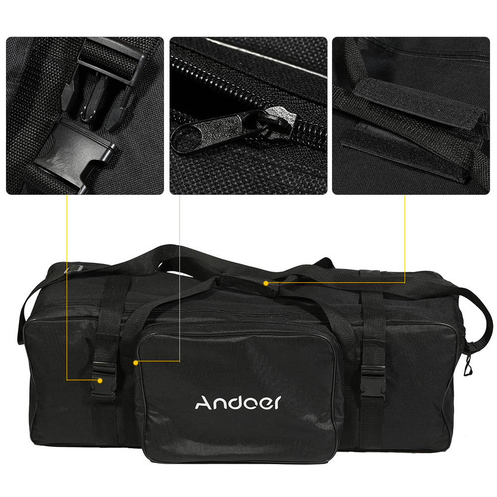 Photography Umbrella Lighting Kit - Borsa Imbottita per Trasporto Kit Luci