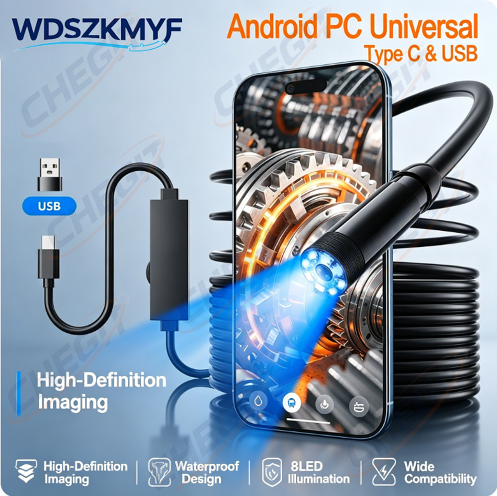 Macro Photography Led Lighting - NUOVO Endoscopio USB per Telefoni Android