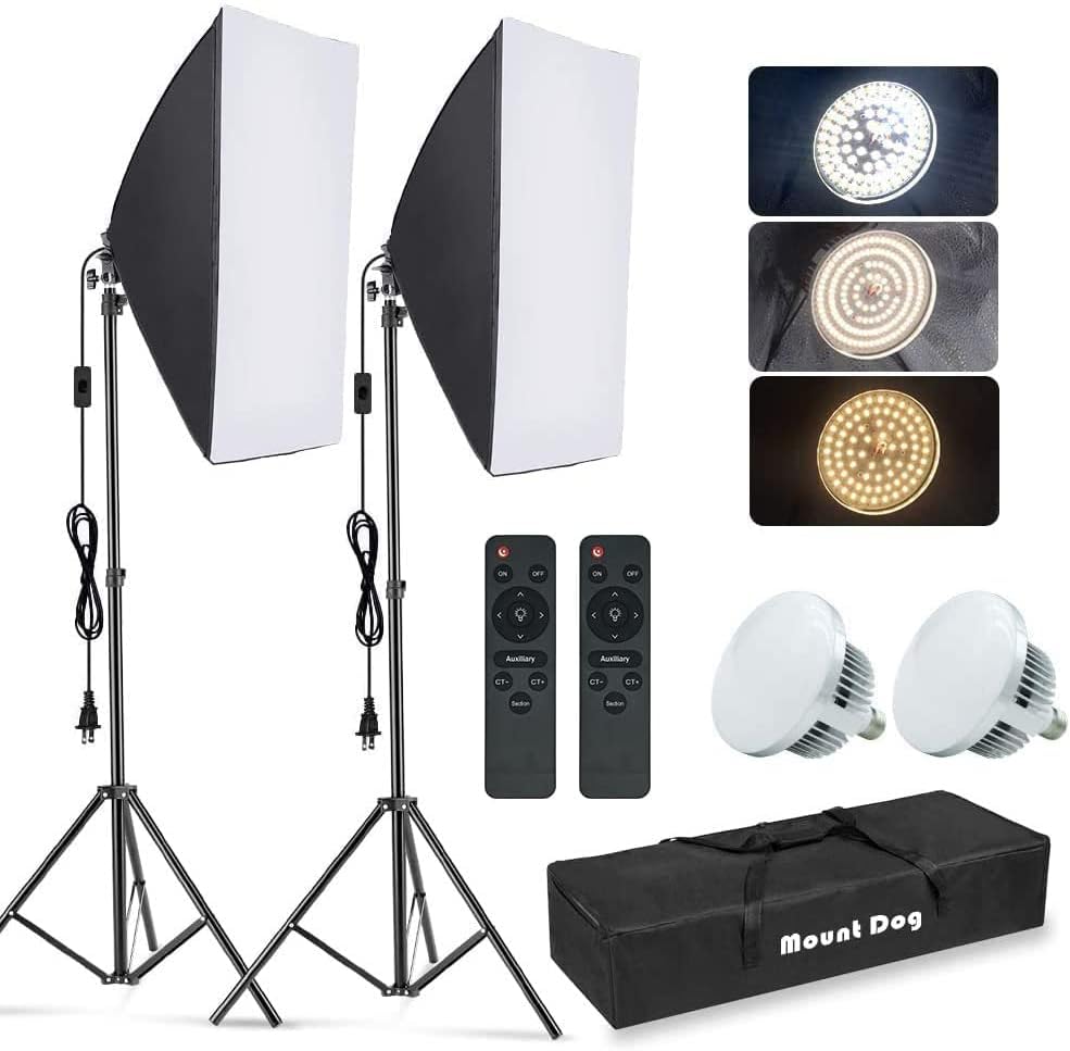 Photography Lighting Kits - Kit di illuminazione con softbox per