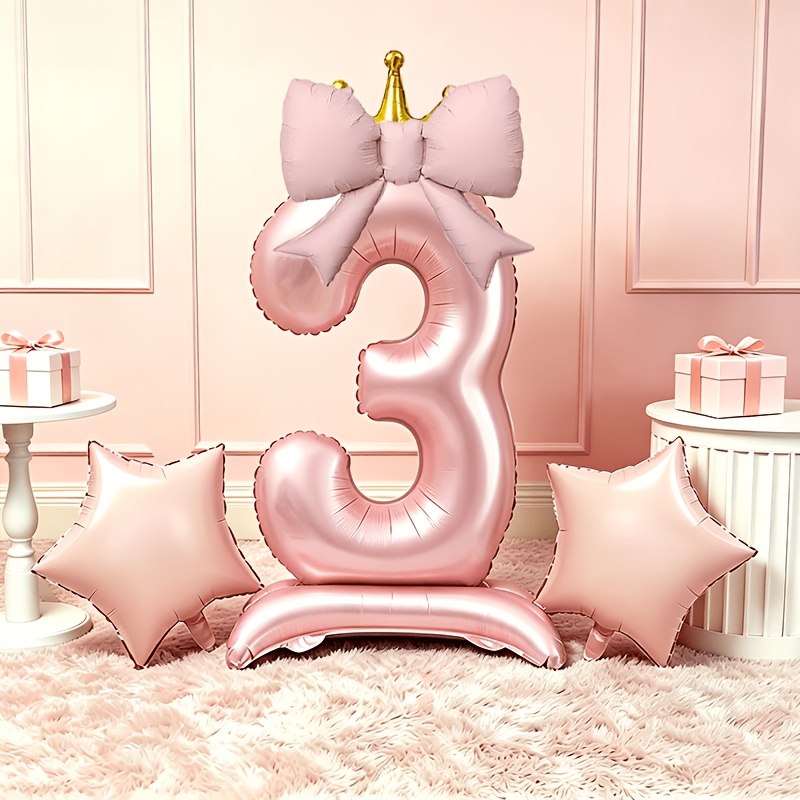 Photography Lighting Kits - Palloncini 3D rosa di lusso leggero