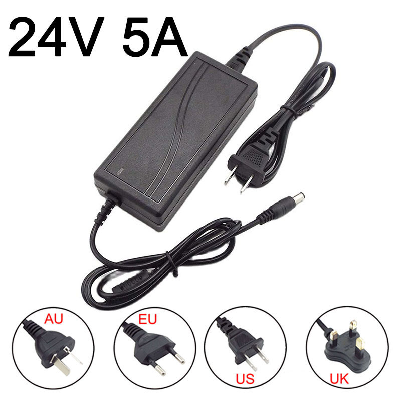 Macro Photography Led Lighting - 24V 5A 5000ma alimentatore convertitore adattatore
