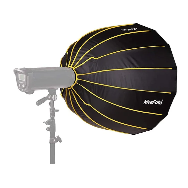 Parabolic Umbrella Deep - NiceFoto LED Softbox Parabolico Pieghevole da