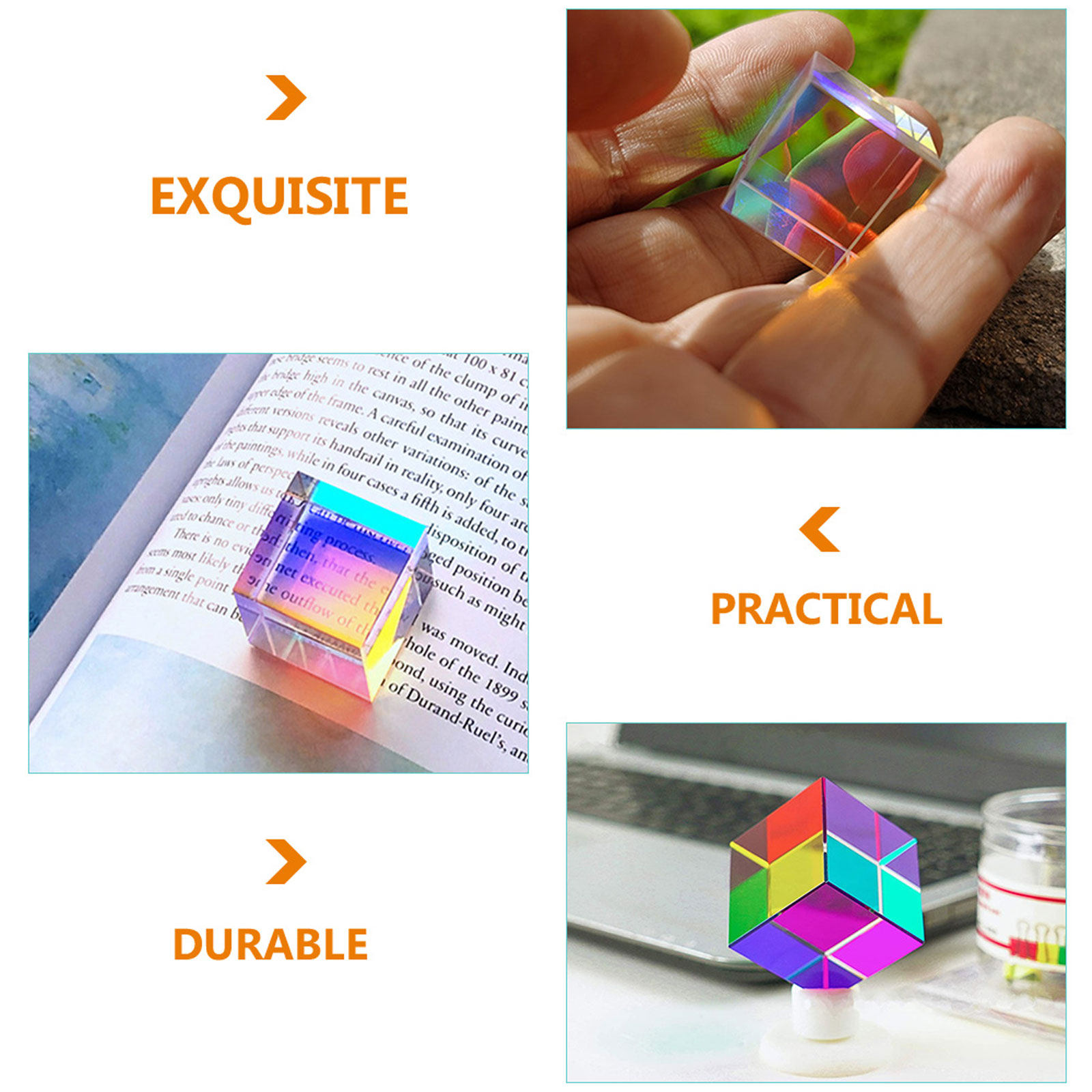 Learn Photography Lighting - 2 Pezzi di Prismi a Cubo