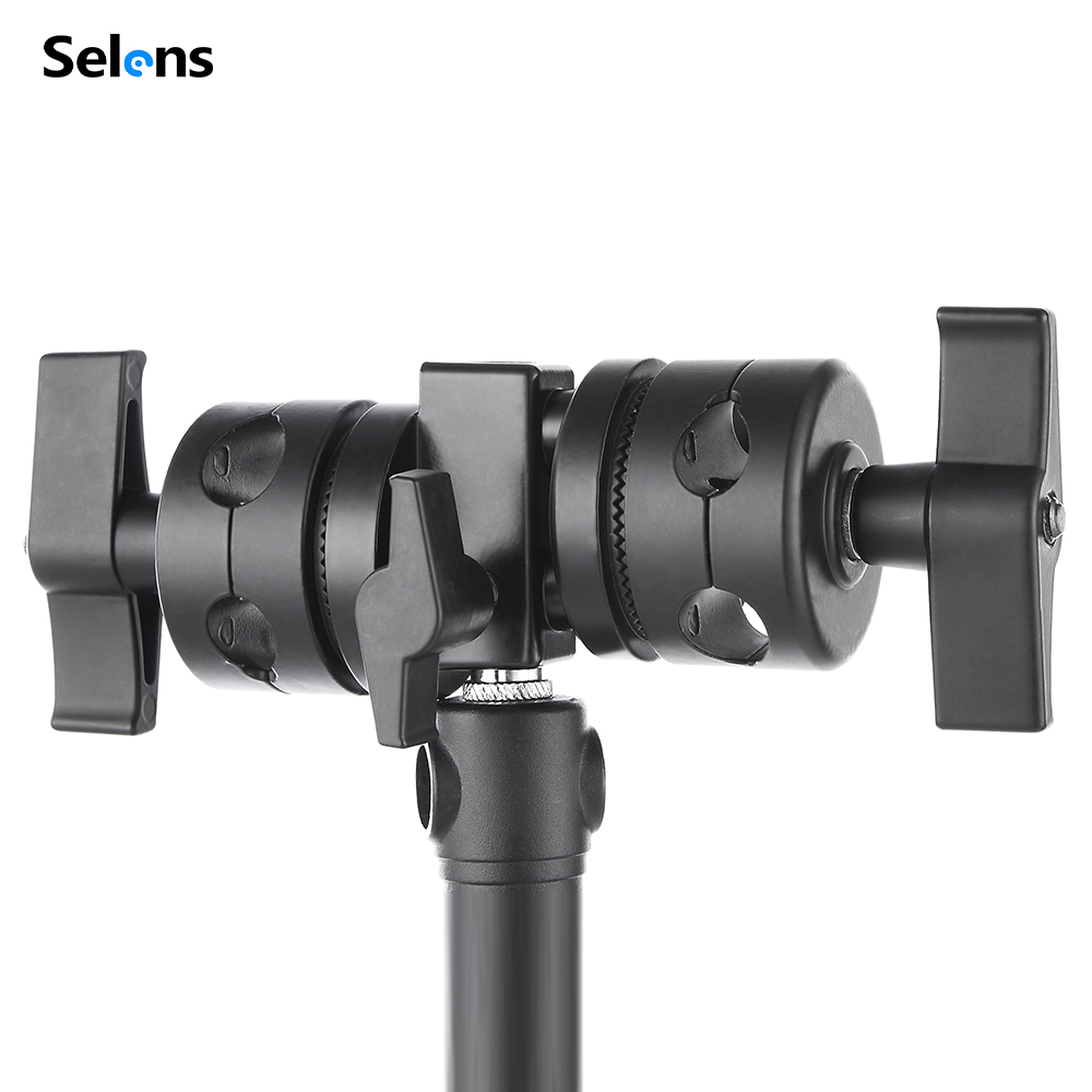 Reflector Arm Clamp - Morsetto a testa girevole 2-in-1 Selens,