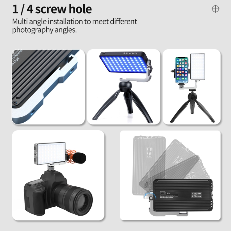 Luce RGB a Pannello Piatto Pix - Photography Lighting Lamp recensione e prezzo