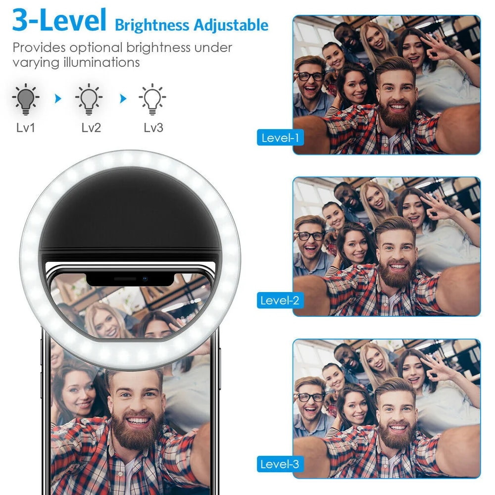 Luce ad anello per Selfie a LE - Photography Lighting Lamp recensione e prezzo