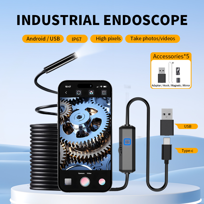 NUOVO Endoscopio USB per Telef - Macro Photography Led Lighting recensione e prezzo