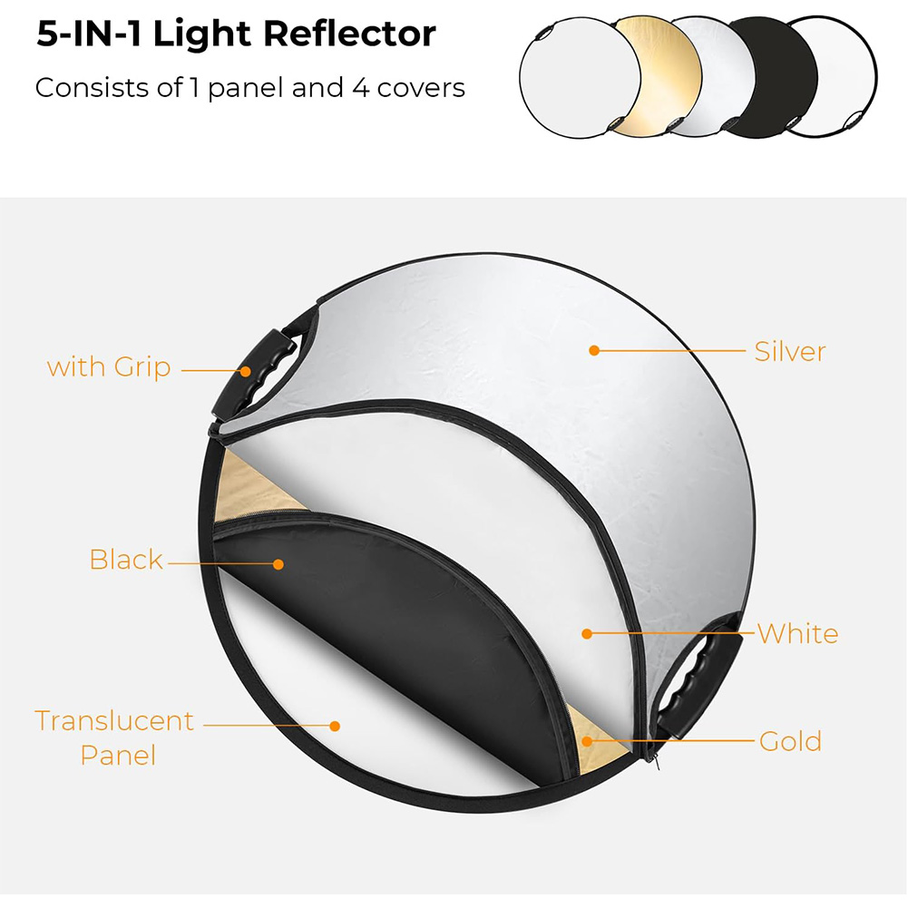 Riflettore Fotografico Pieghev - Photography Lighting Reflector recensione e prezzo