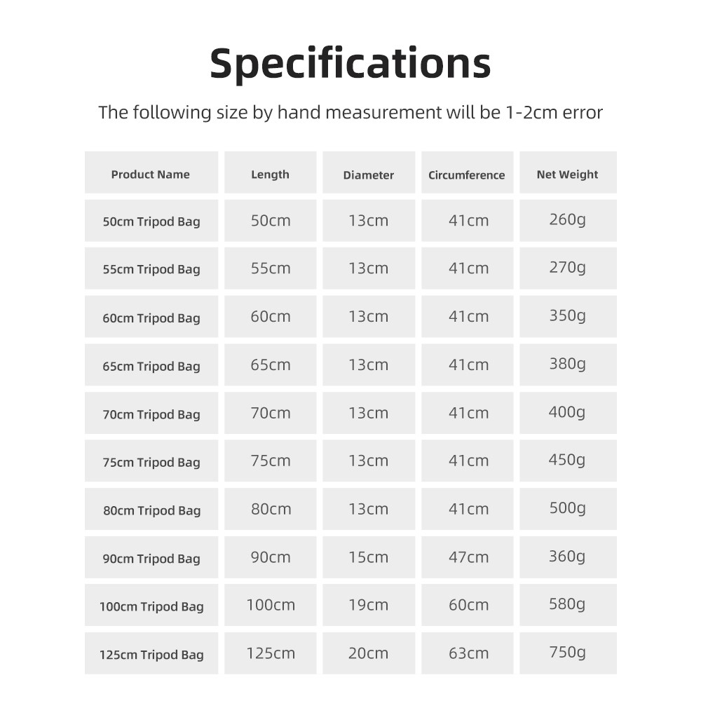 55/60/65/70/75/80/100/125 cm i - Photography Lighting Gear recensione e prezzo