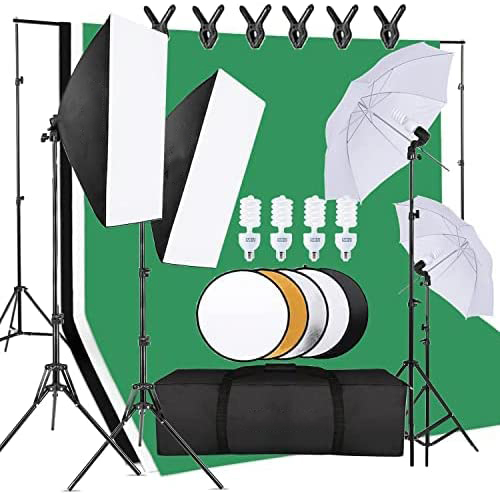 Il set di attrezzature per stu - Photography Umbrella Lighting Kit recensione e prezzo