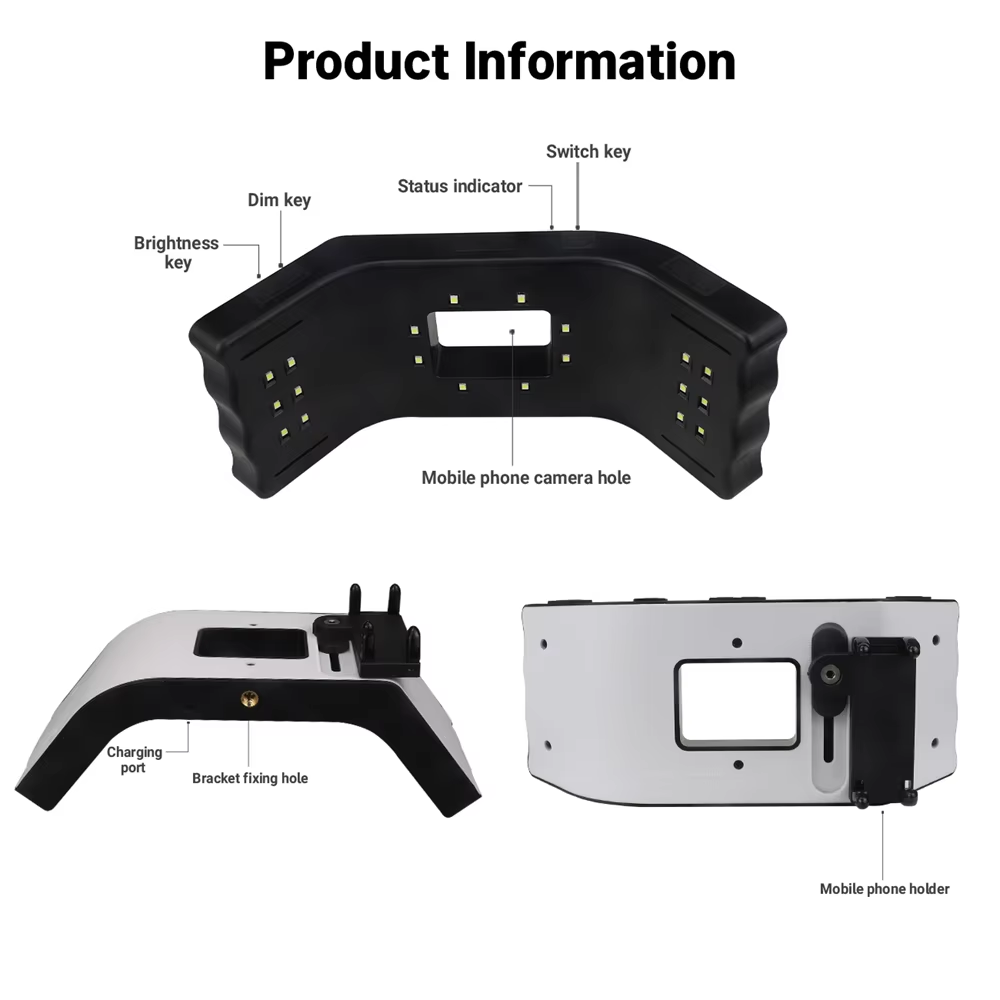 Lampada LED JUMTOP per Fotogra - Photography Lighting Lamp recensione e prezzo