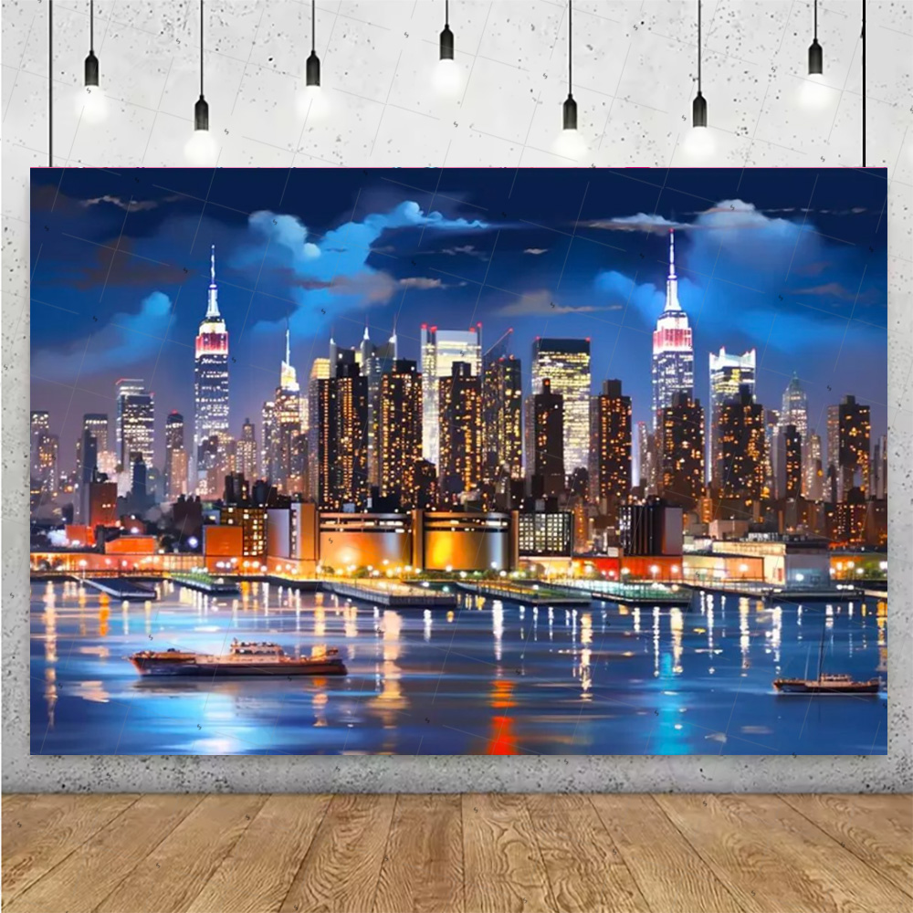 Vista notturna Edificio a molt - Photography Lighting Backdrop recensione e prezzo