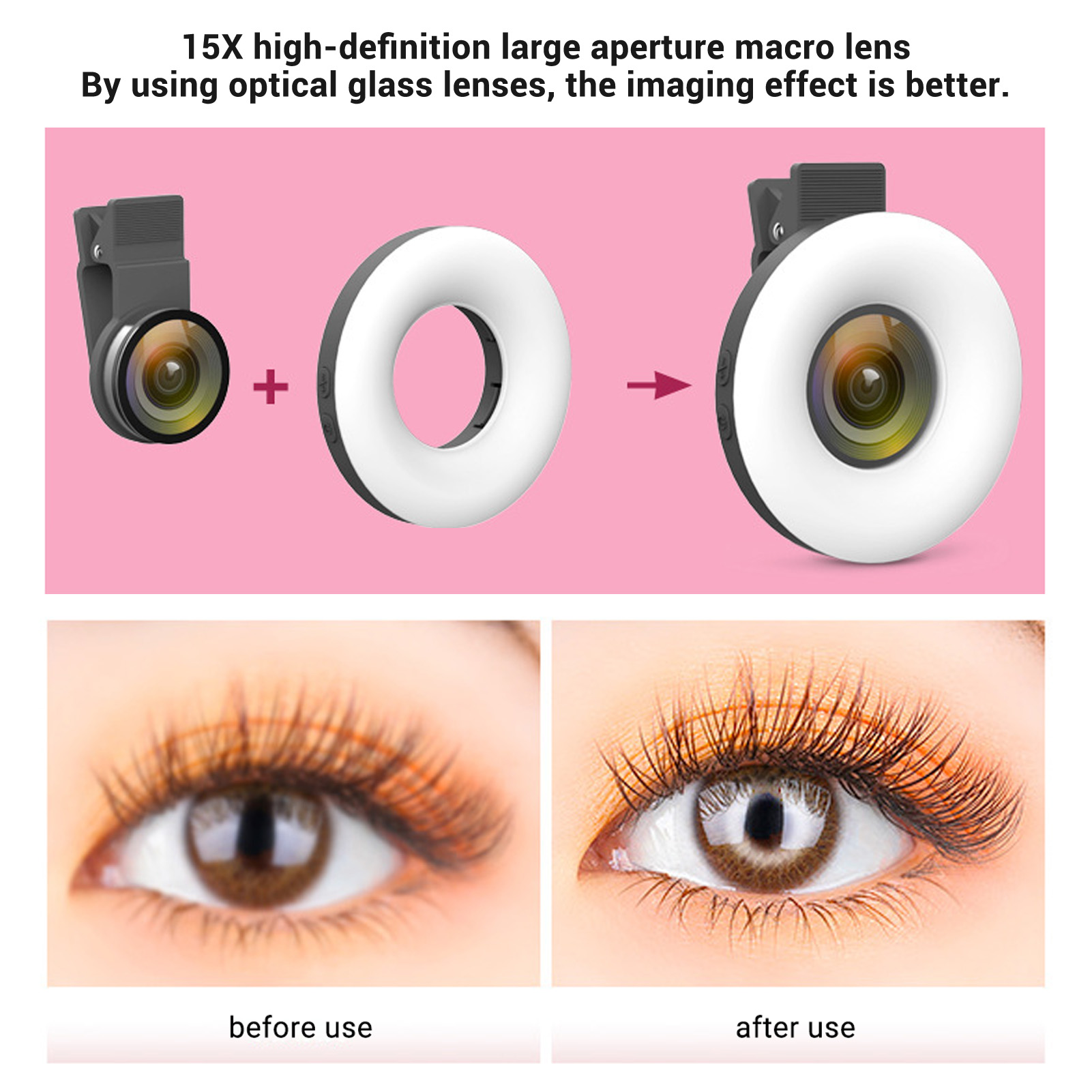 Luce LED per telefono 15X Lent - Macro Photography Led Lighting recensione e prezzo